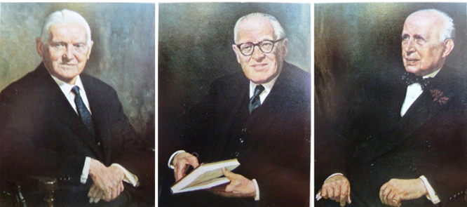 Edward Boughton, Willie Emmott & Denis Brock portraits